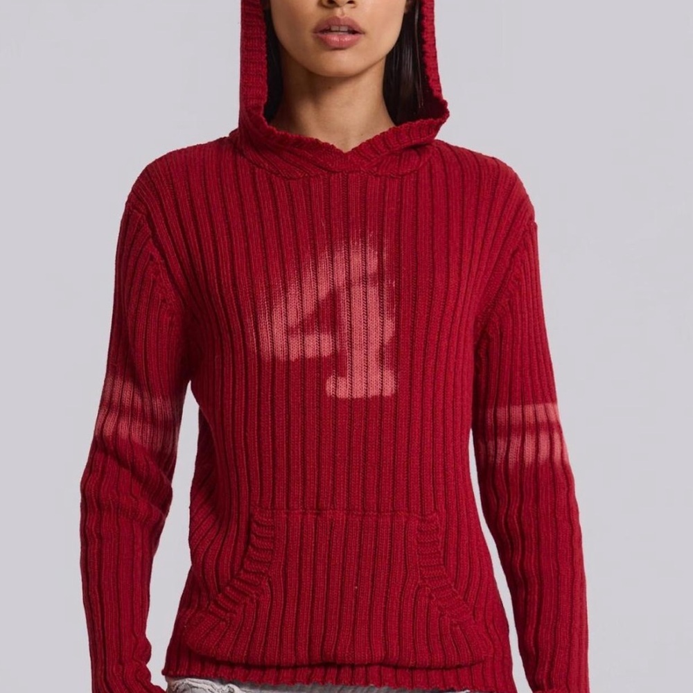 jaded london red knit Sweater